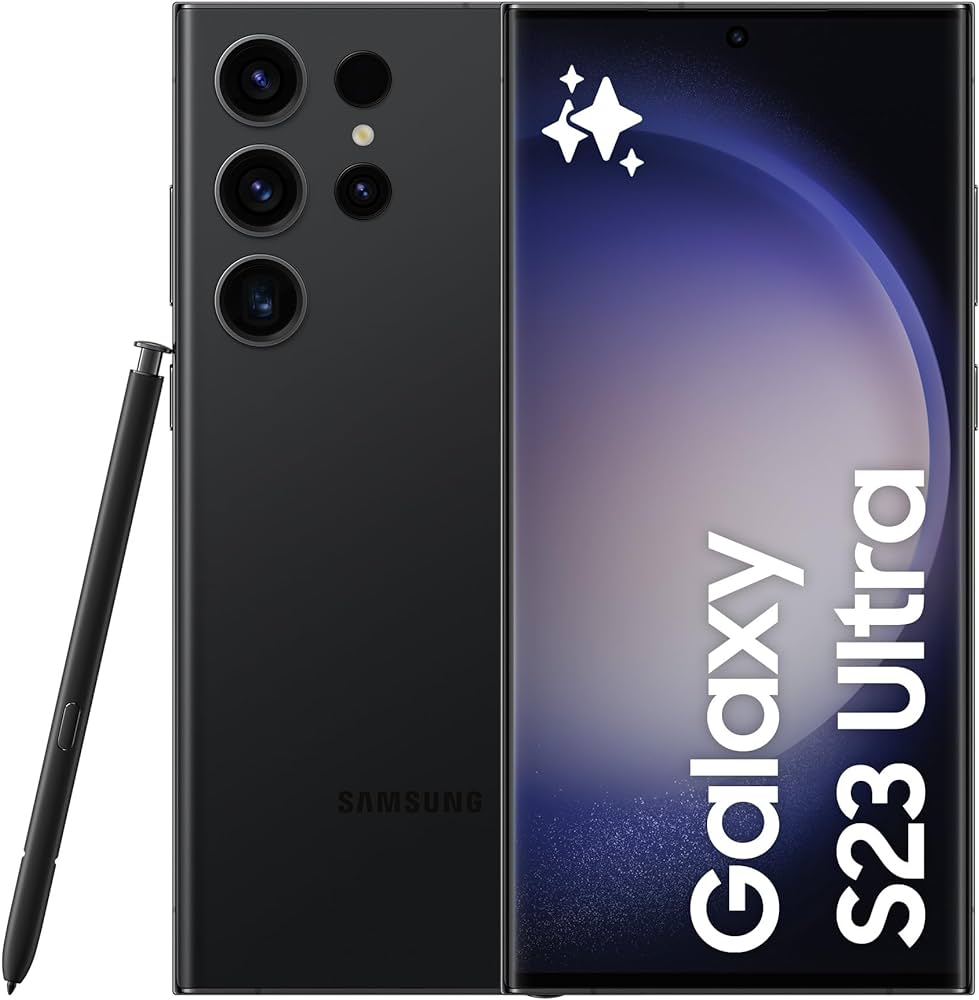 Samsung Galaxy S23 Ultra, AI Phone, Dual SIM, 5G, Android Smartphone, 512GB, Phantom Black (UAE Version)