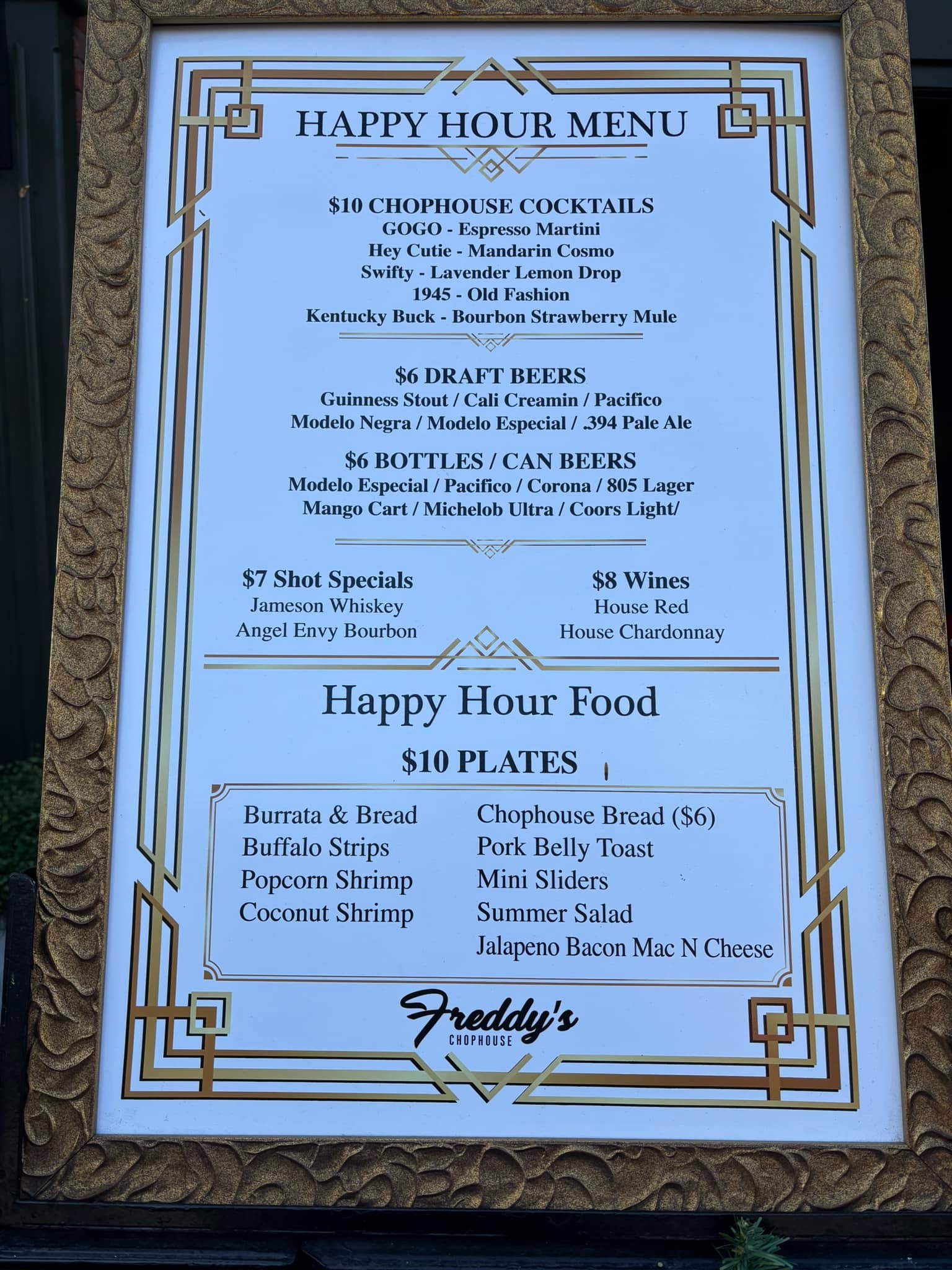 Freddy’s Chophouse