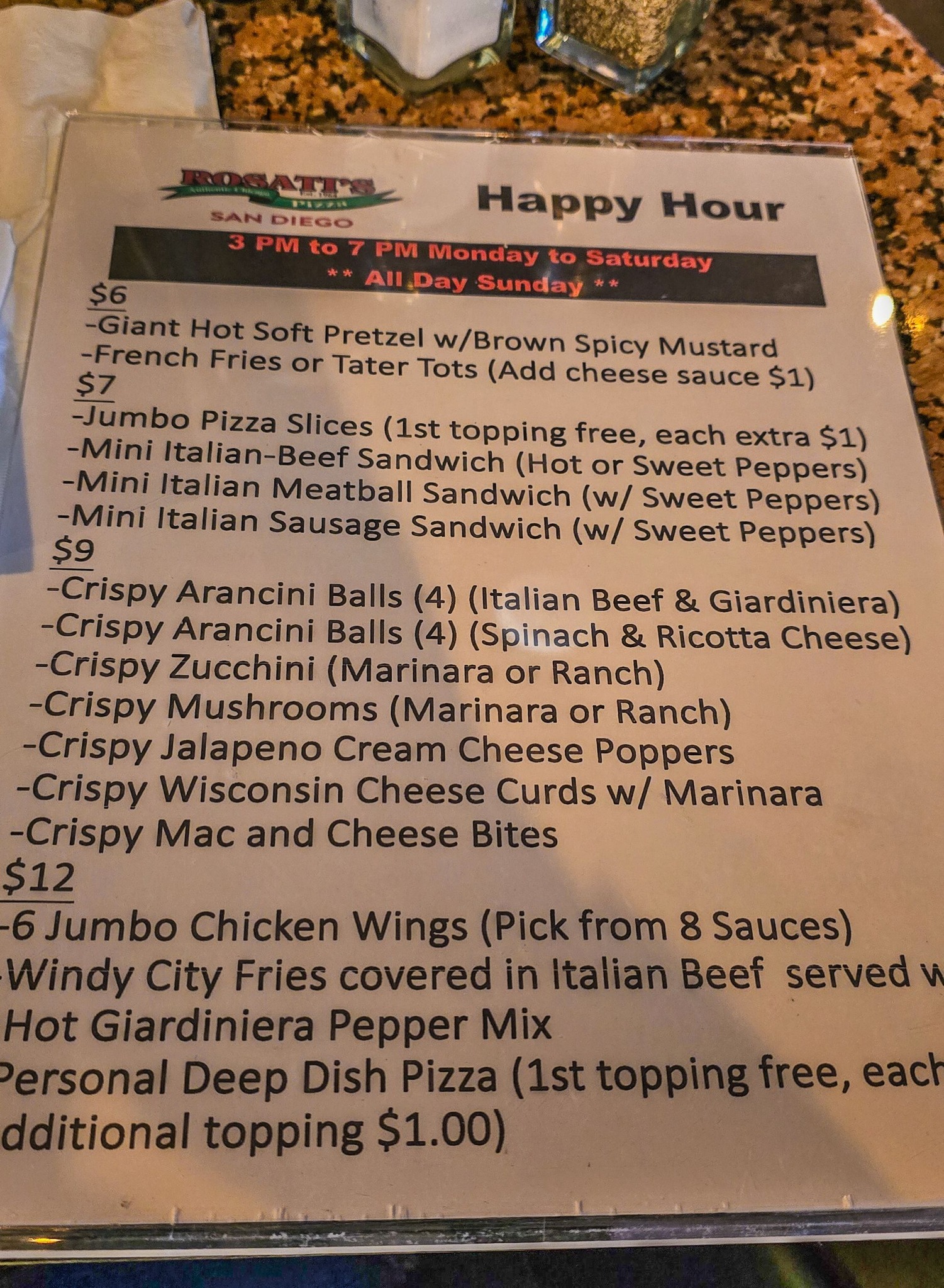Rosati's Pizza Pub and Sports Bar