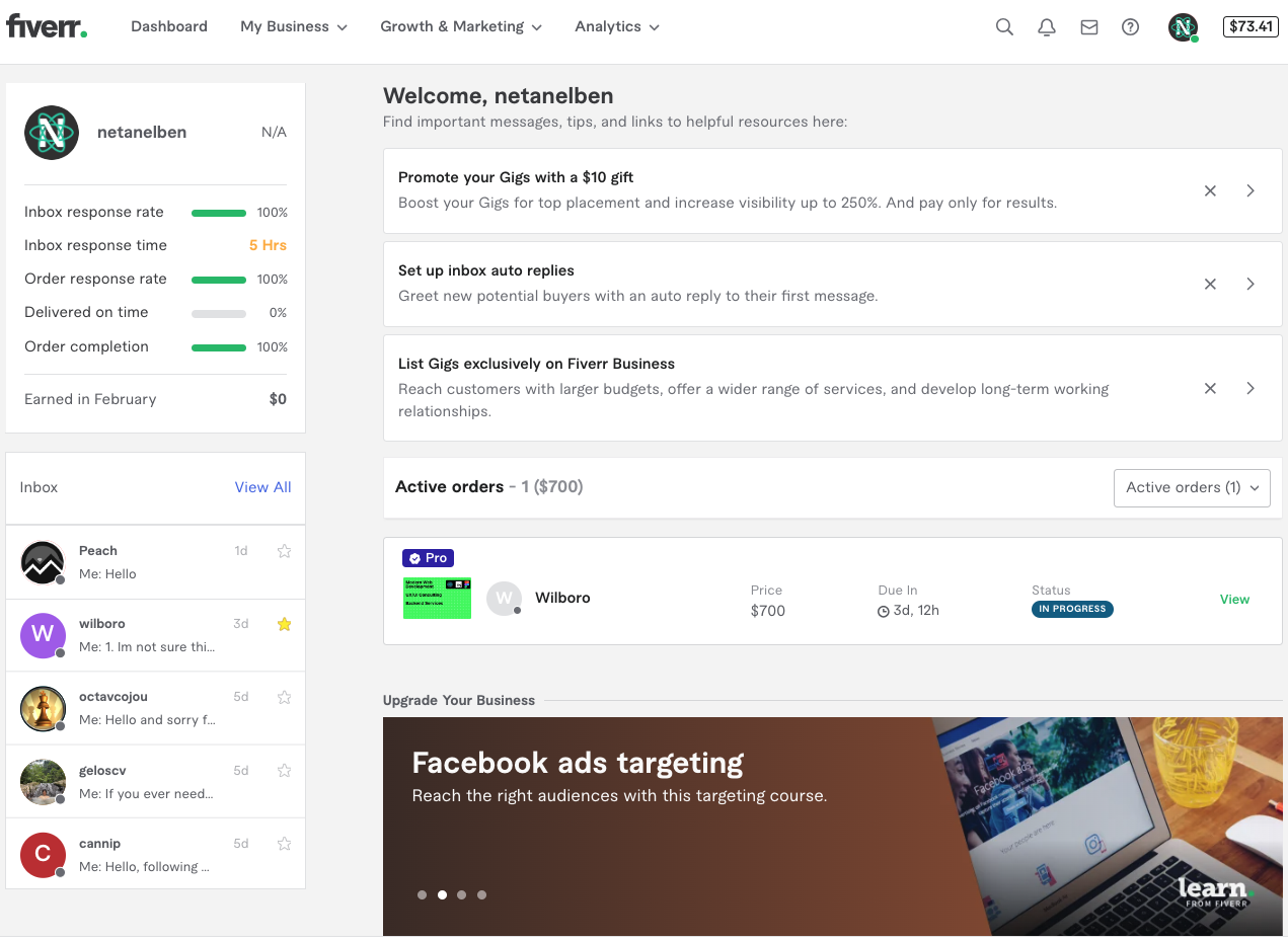 Fiverr screenshot 3