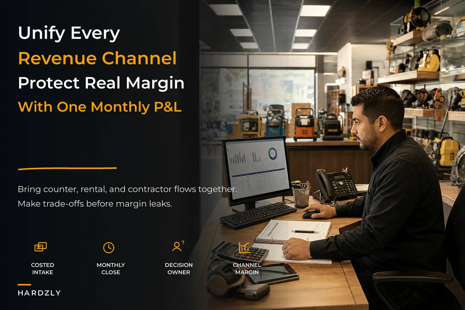 Commercial operating system to unify retail, rentals and services