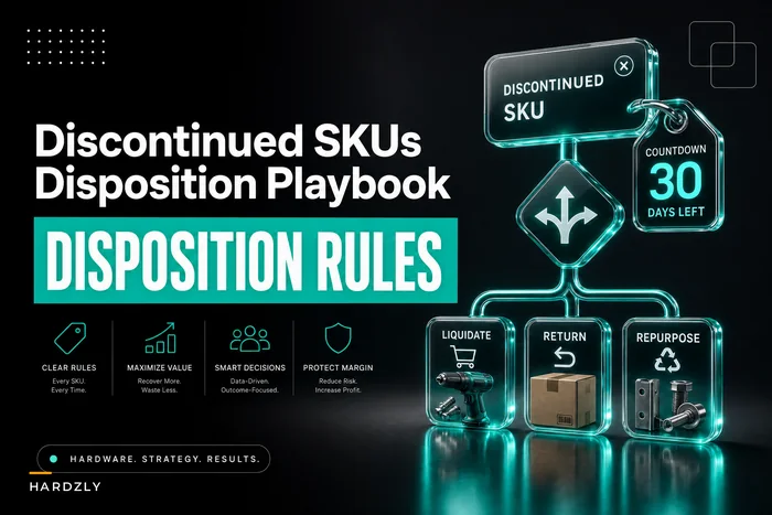 Discontinued SKUs: a timed disposition playbook for small hardware stores — sell-through, refurbish or return