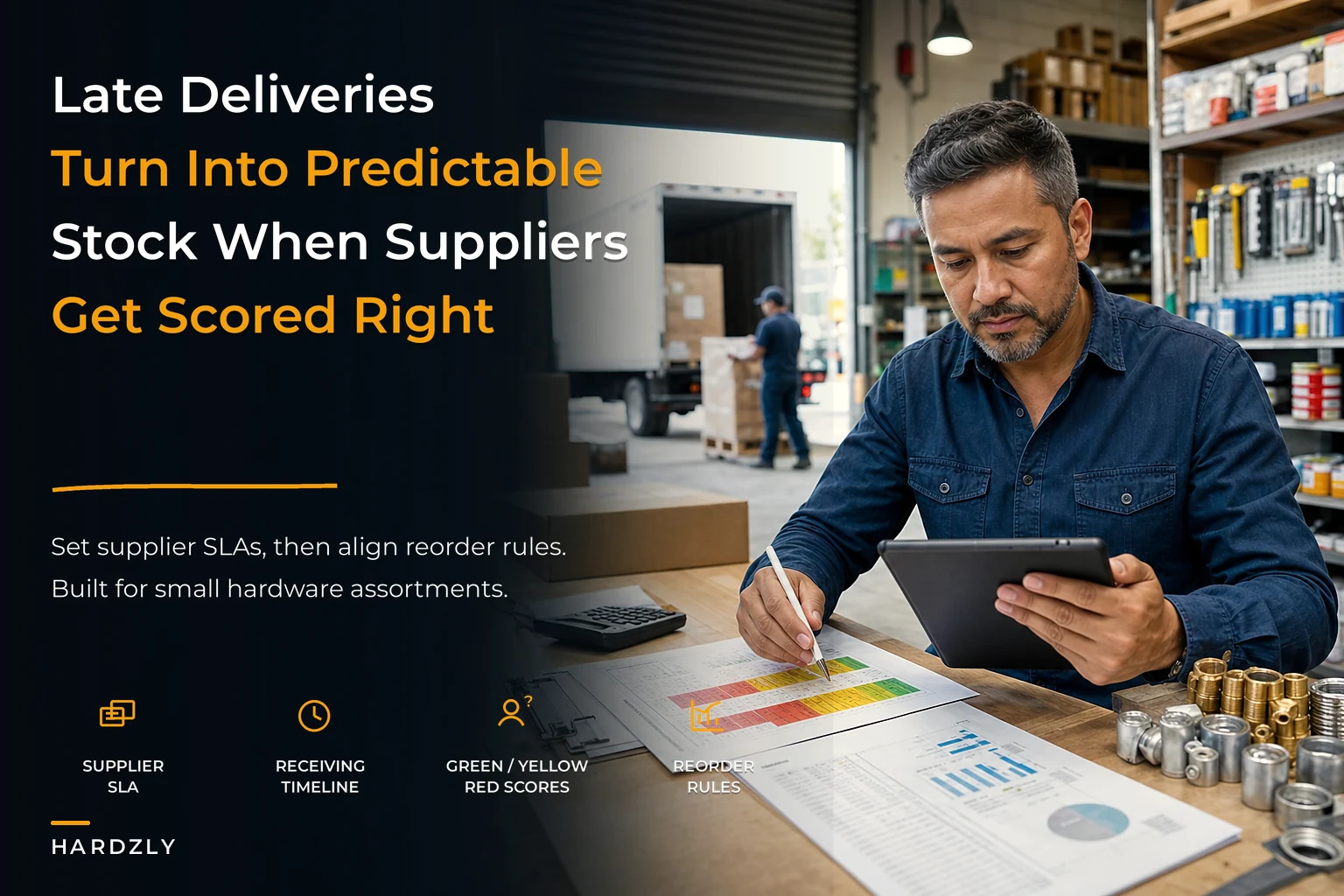 From late deliveries to predictable stock: a supplier lead-time framework for independent hardware stores