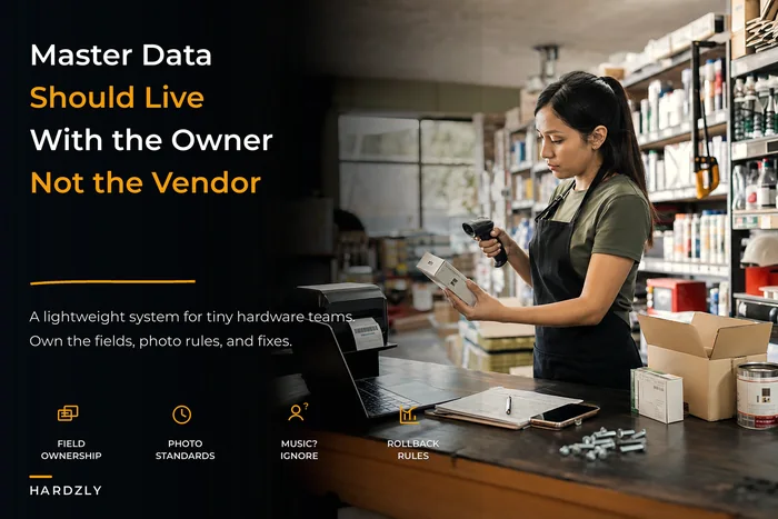 Own your product master data: a lightweight MDM system for single-location hardware stores