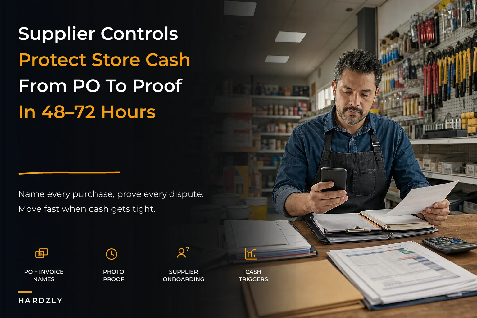 Supplier and Cash Governance System for Single-Location Hardware Stores