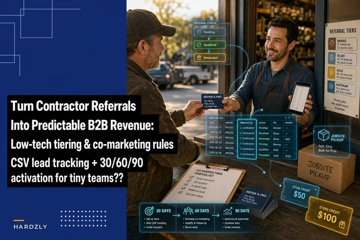 Turn local contractor referrals into predictable B2B revenue