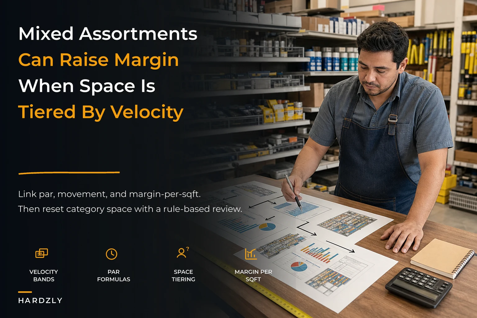 Turn mixed assortments into margin-per-sqft winners: a category governance playbook for small hardware stores