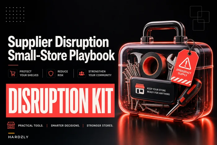 When suppliers fail: a small-store supplier-disruption playbook with substitution rules and emergency stock bundles