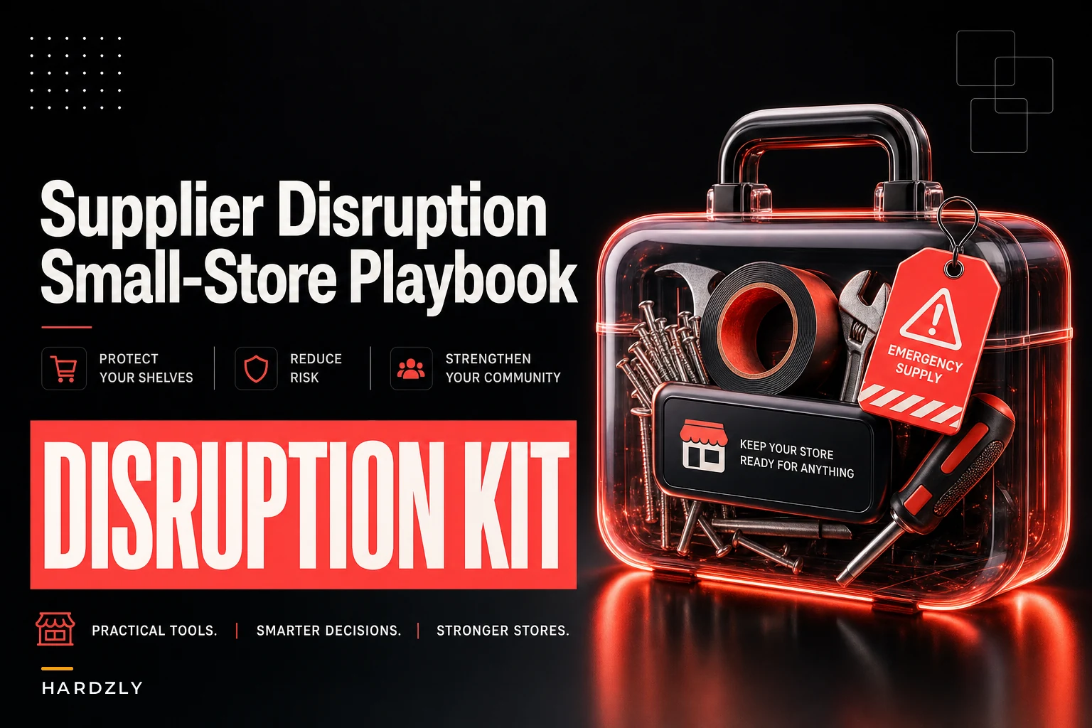 When suppliers fail: a small-store supplier-disruption playbook with substitution rules and emergency stock bundles