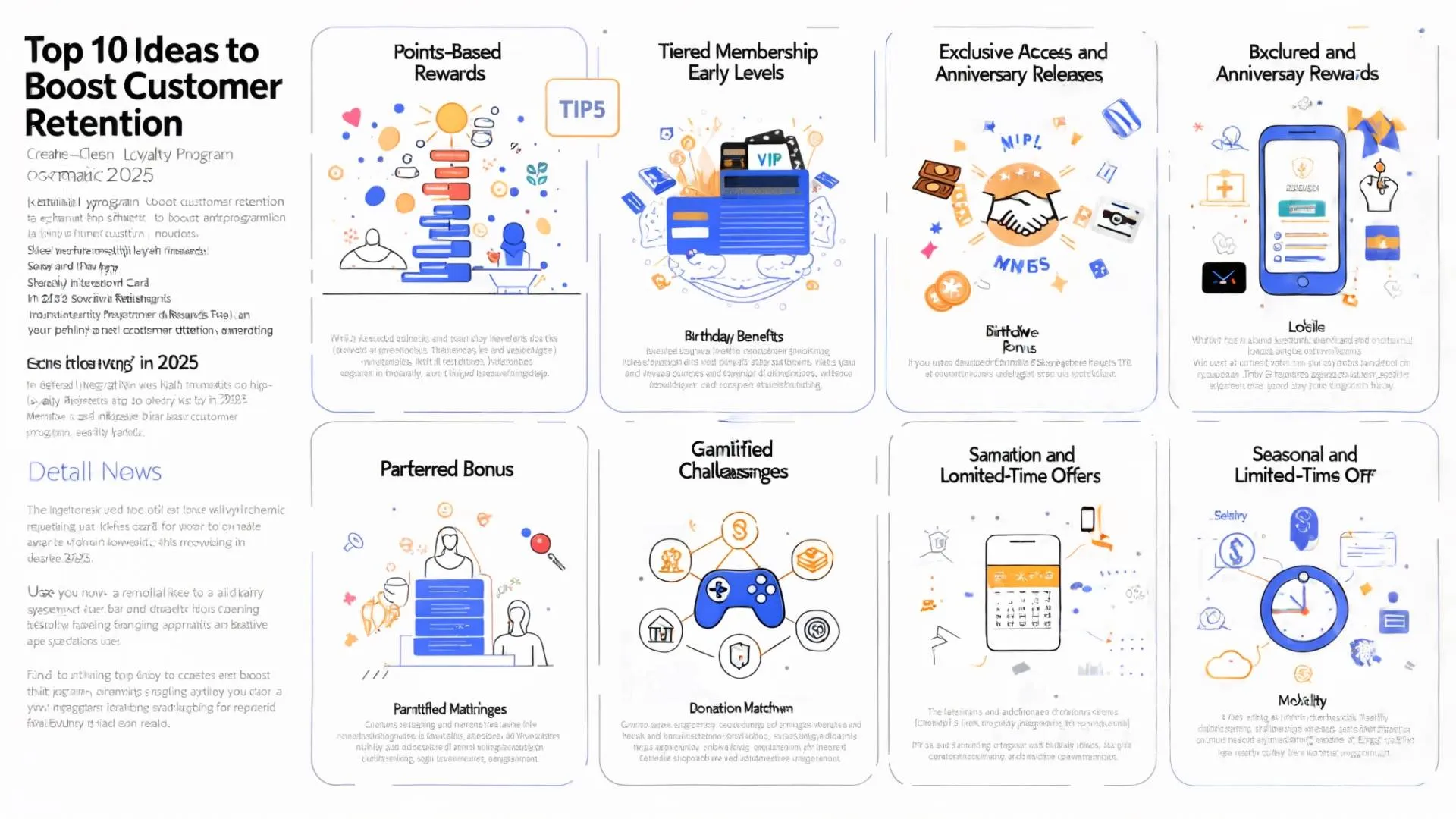 Innovative loyalty program card ideas illustration
