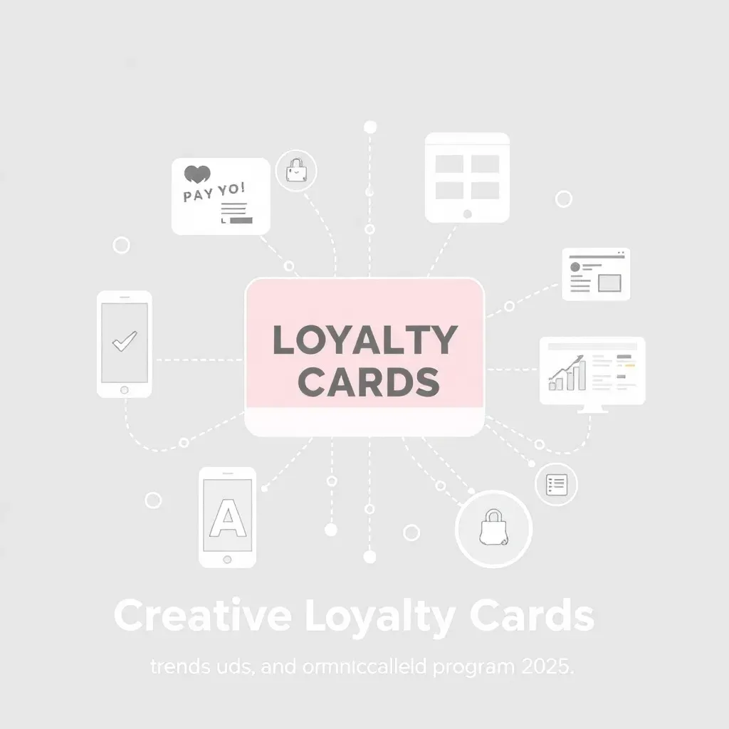 Creative loyalty cards integrated with digital platforms showcasing personalization and omni-channel experiences