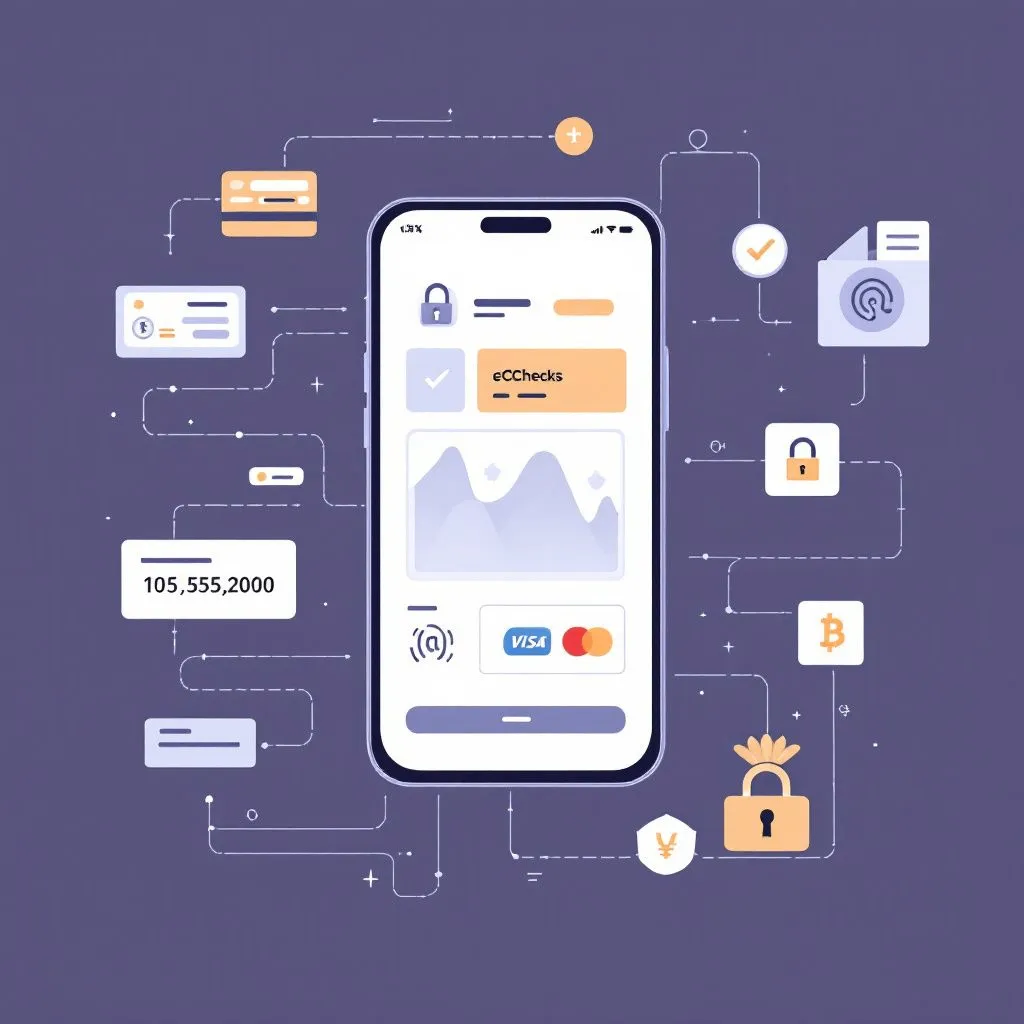 Digital wallet interface displaying payment options and security features for eCommerce.