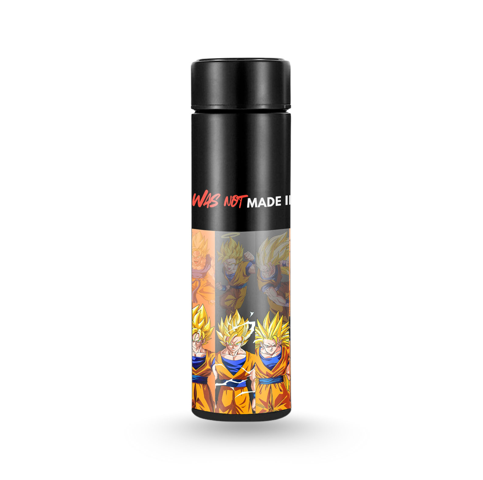 Goku Evolution Black Stainless Steel Bottle