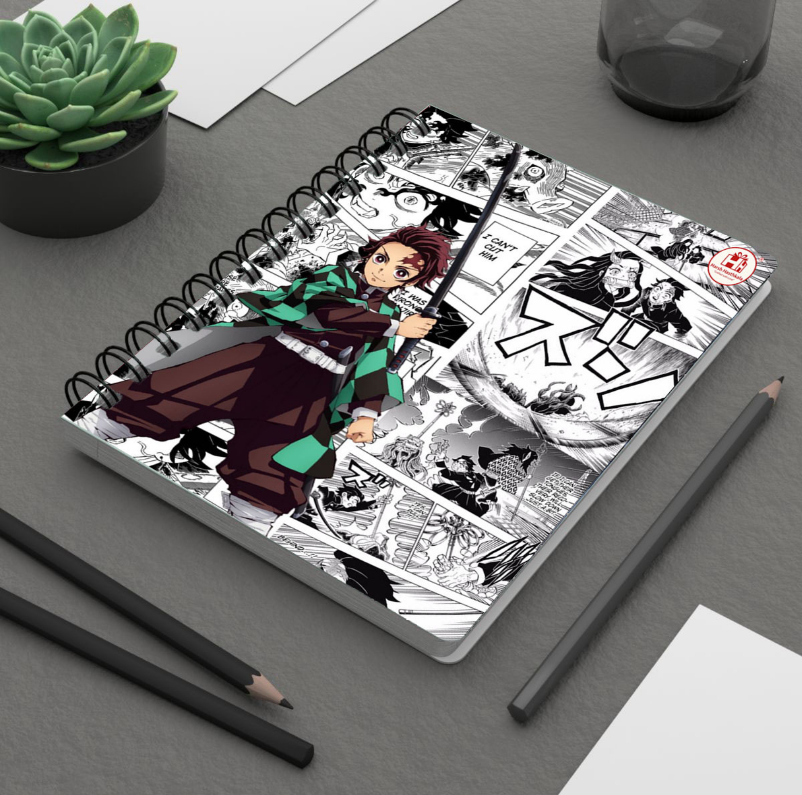 Demon Slayer tanjiro A5 Diary