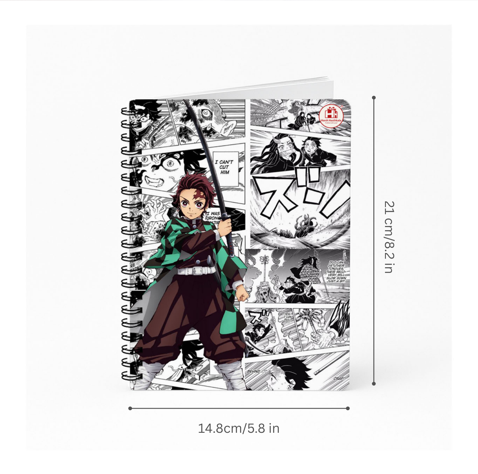 Demon Slayer tanjiro A5 Diary
