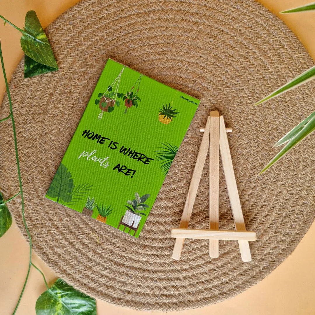 Canvas in green