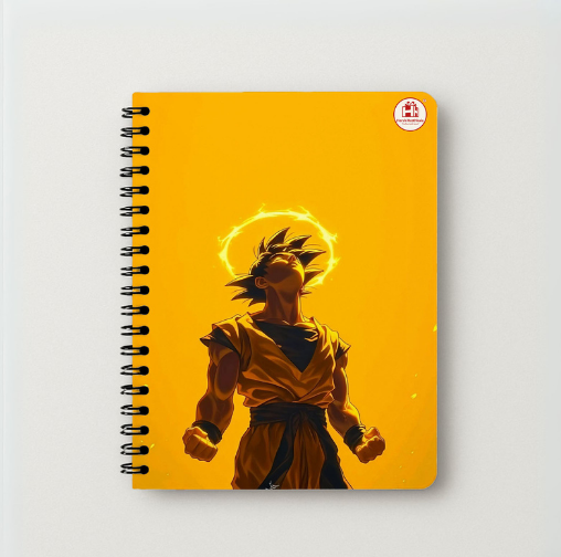 Saiyan Power Anime Spiral Diary