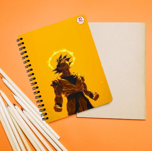 Saiyan Power Anime Spiral Diary