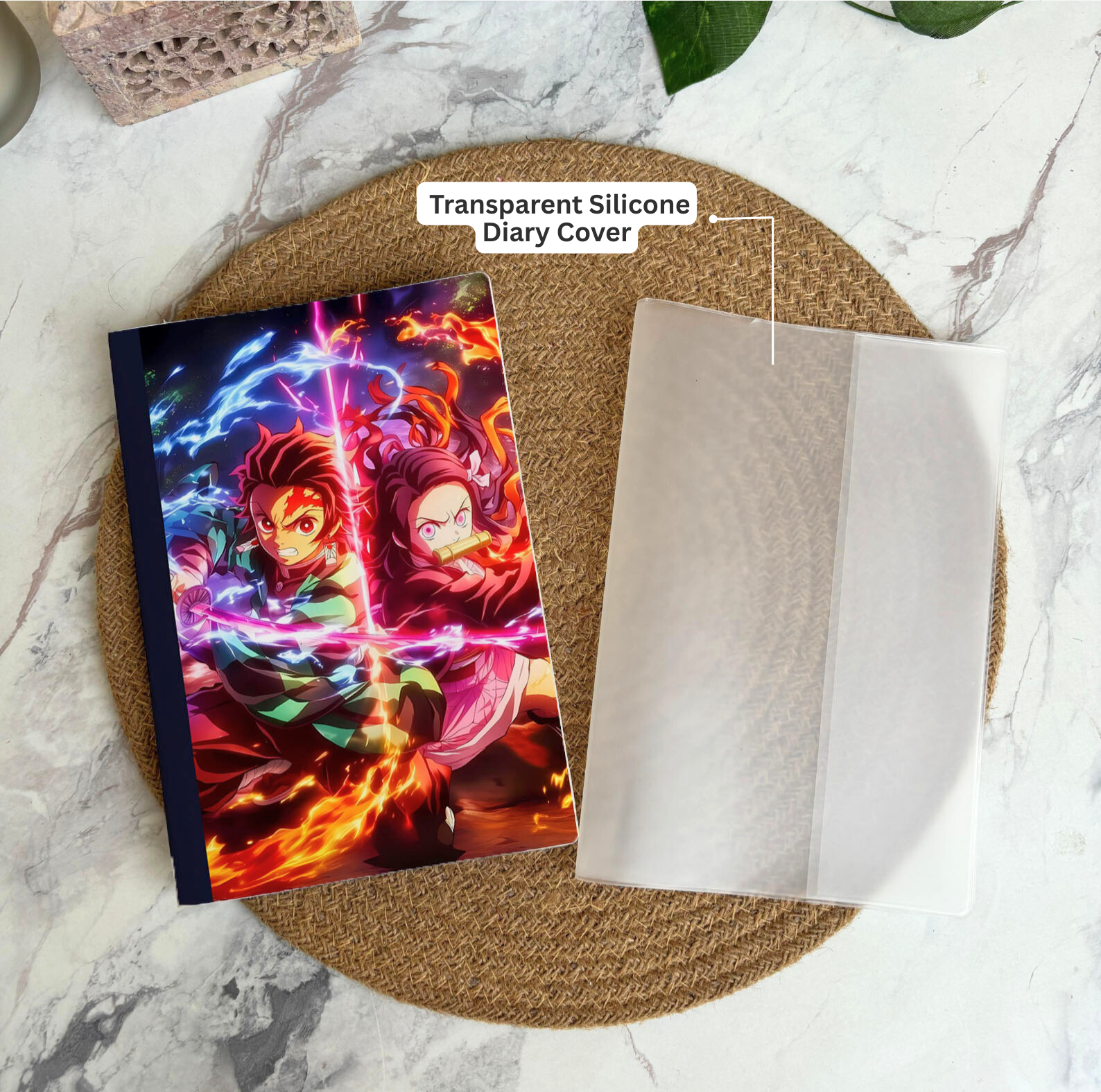 Demon Slayer Silicone Cover A5 Diary