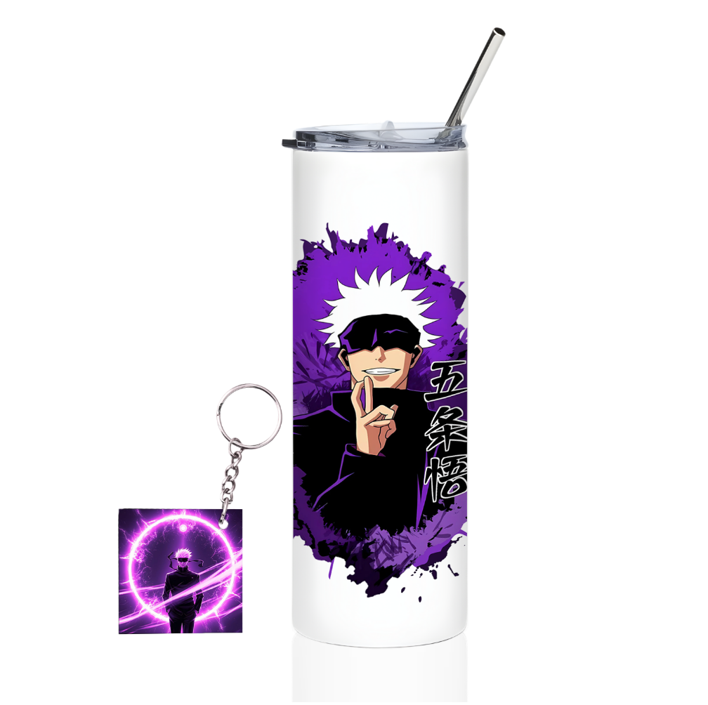 Gojo Satoru Anime Steel Tumbler