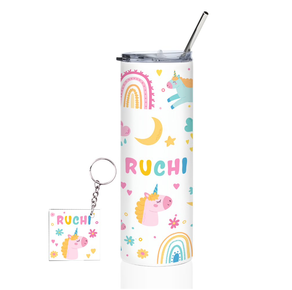 Personalized Unicorn Name Tumbler