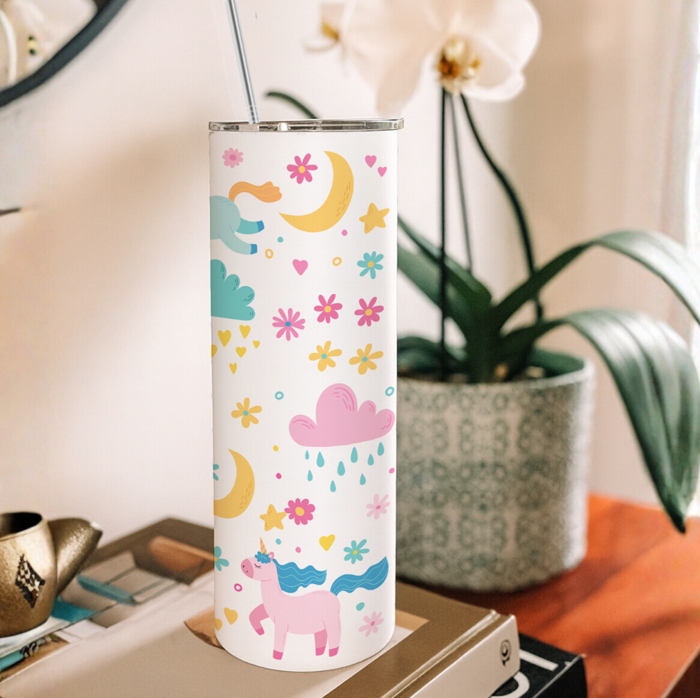Personalized Unicorn Name Tumbler