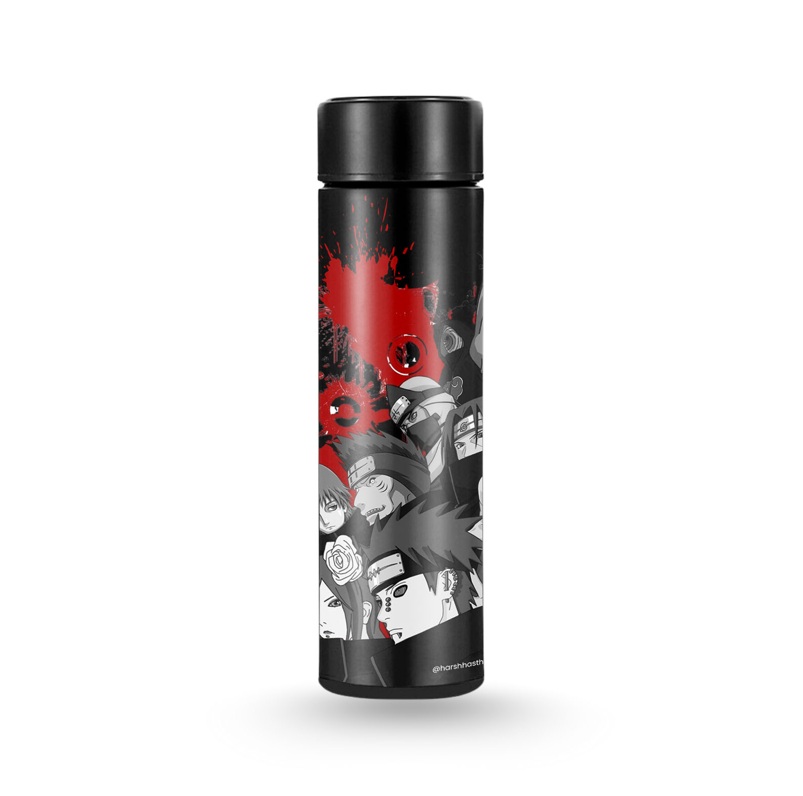 Anime Akatsuki UV Printed Black Stainless Steel Th