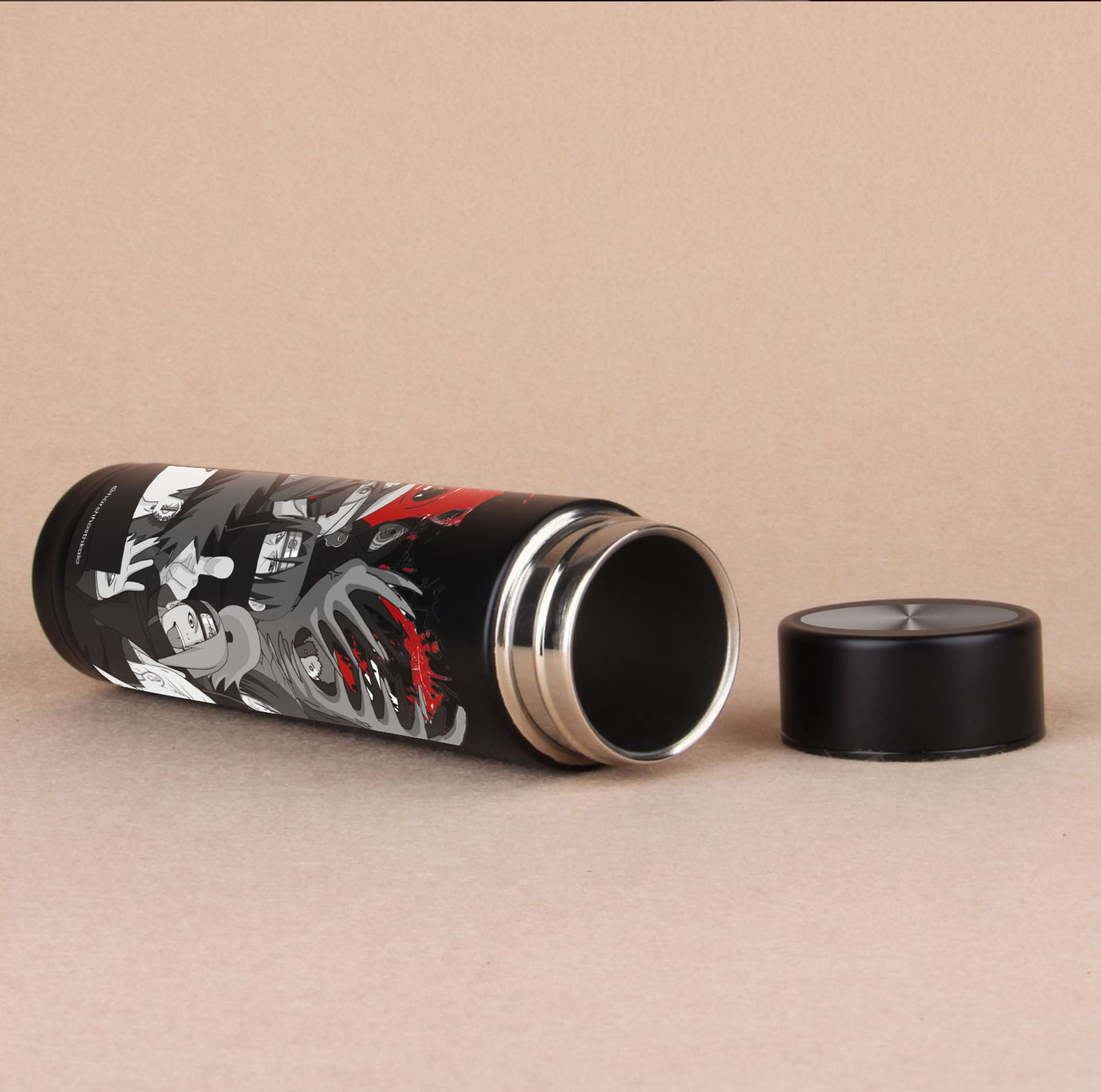 Anime Akatsuki UV Printed Black Stainless Steel Th