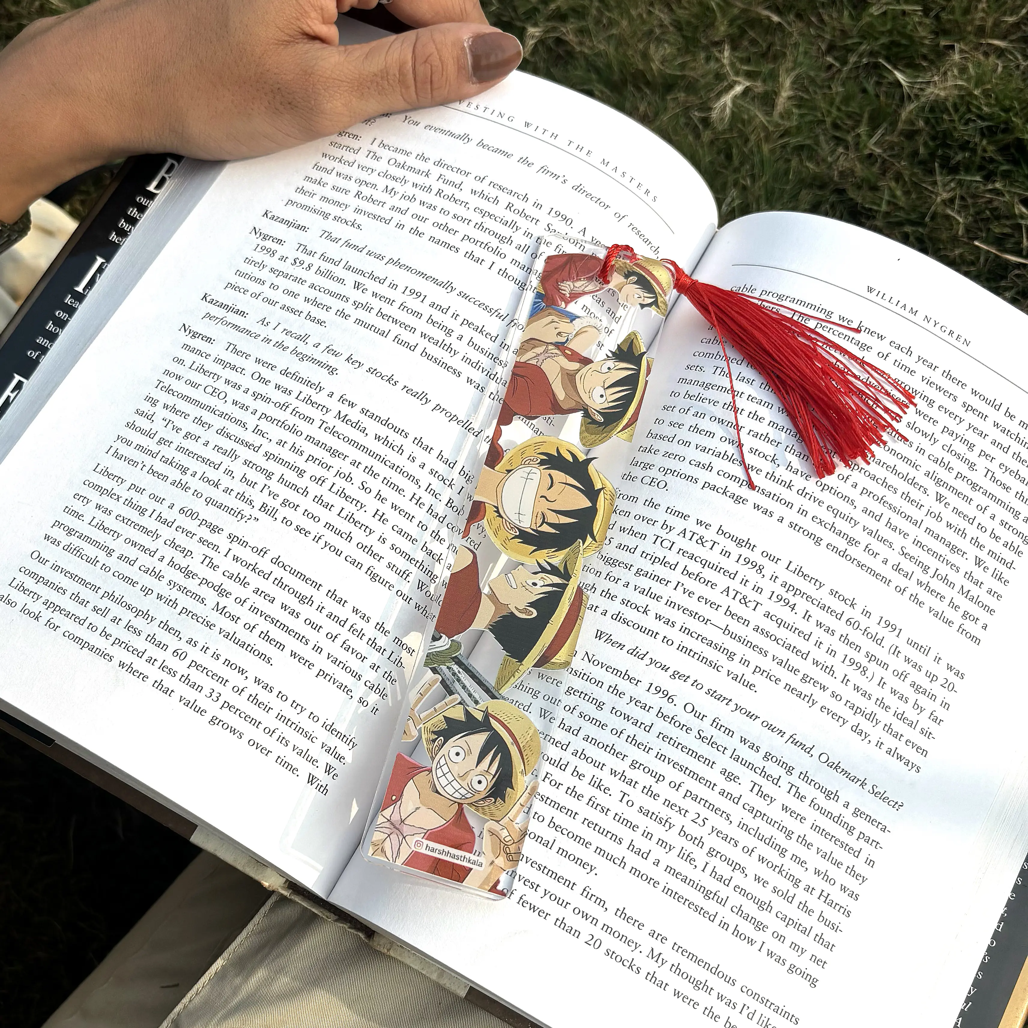 Monkey D Luffy Acrylic Bookmark