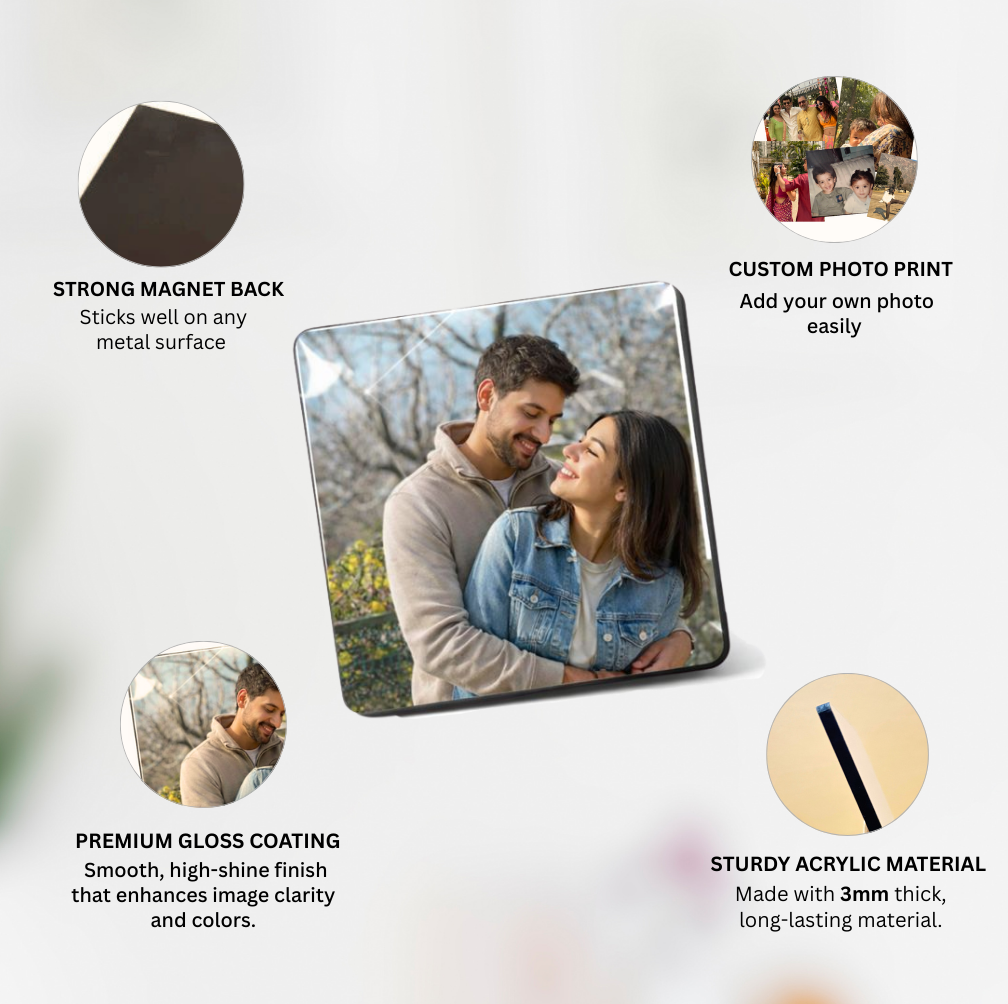 Forever Moments Set Of 7 Perasonalized Fridge Magnet