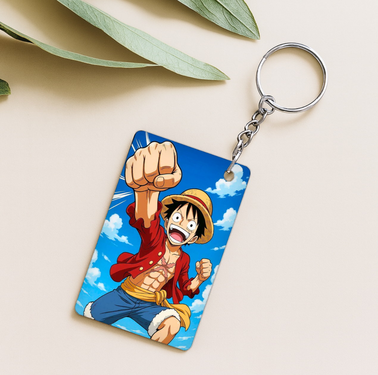 One Piece Anime Keychain Combo Set of 4