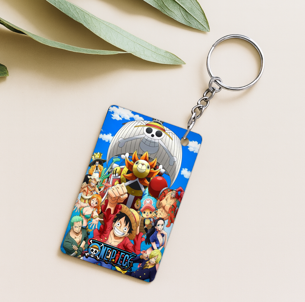 One Piece Anime Keychain Combo Set of 4