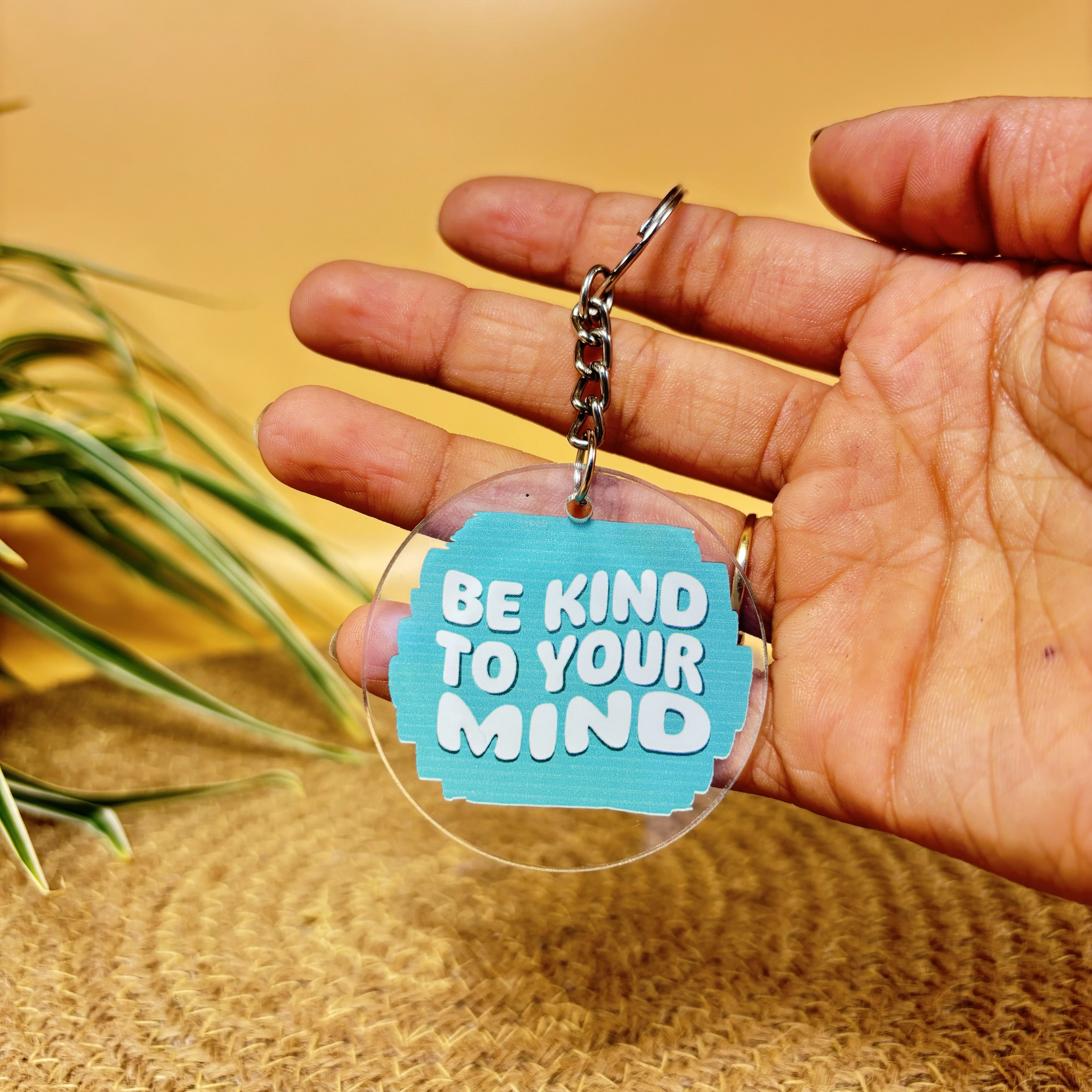 Motivation acrylic keychain