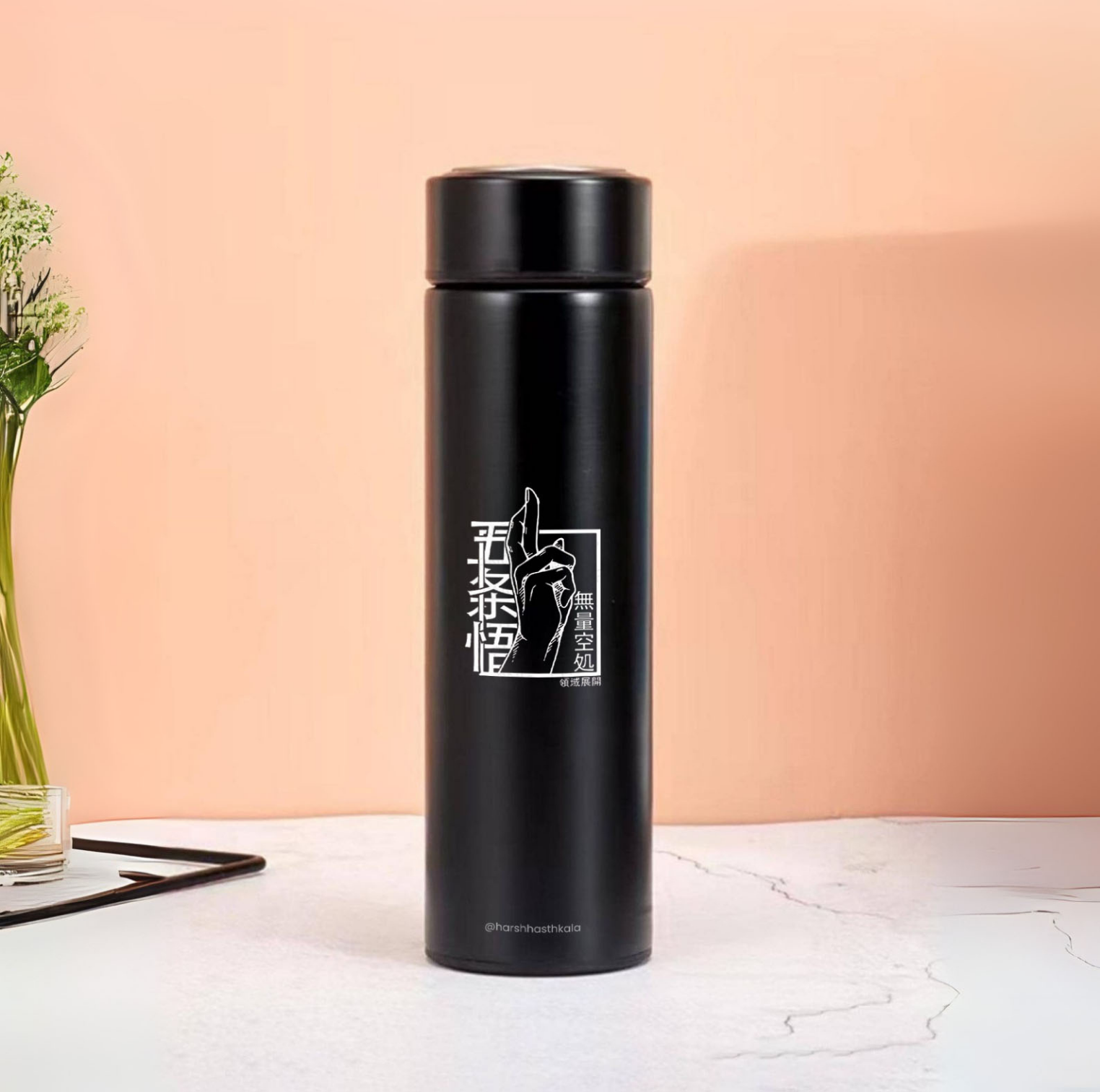 Harshhasthkala Insulated Stainless Steel Water Bot