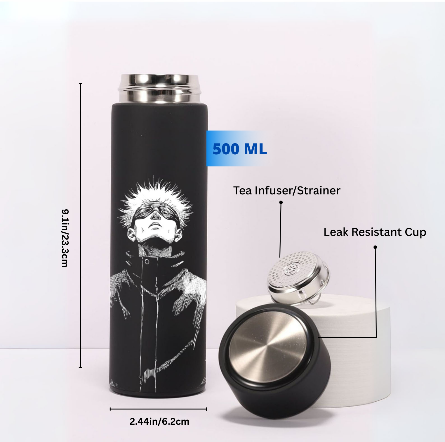 Harshhasthkala Insulated Stainless Steel Water Bot