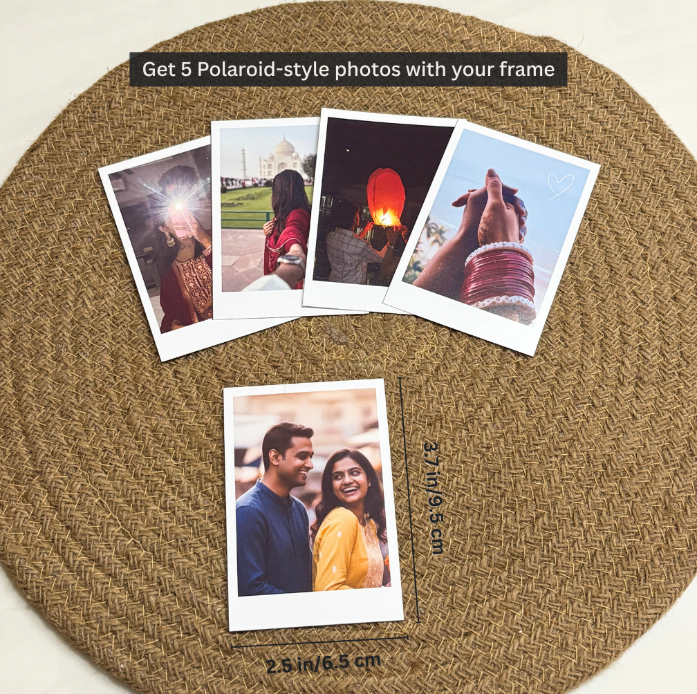 Magnetic Photo Frames Set of 5 personalized photo frames