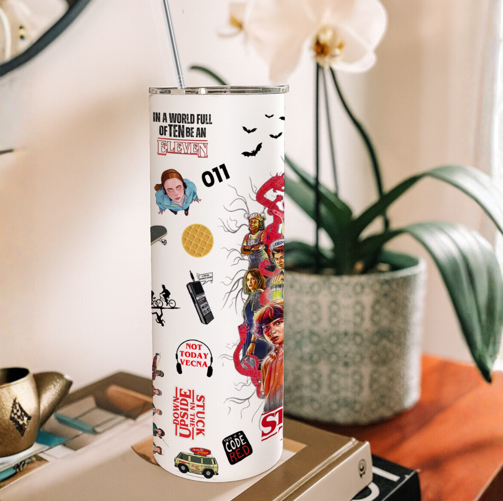 Stranger Things Upside Down Steel Tumbler