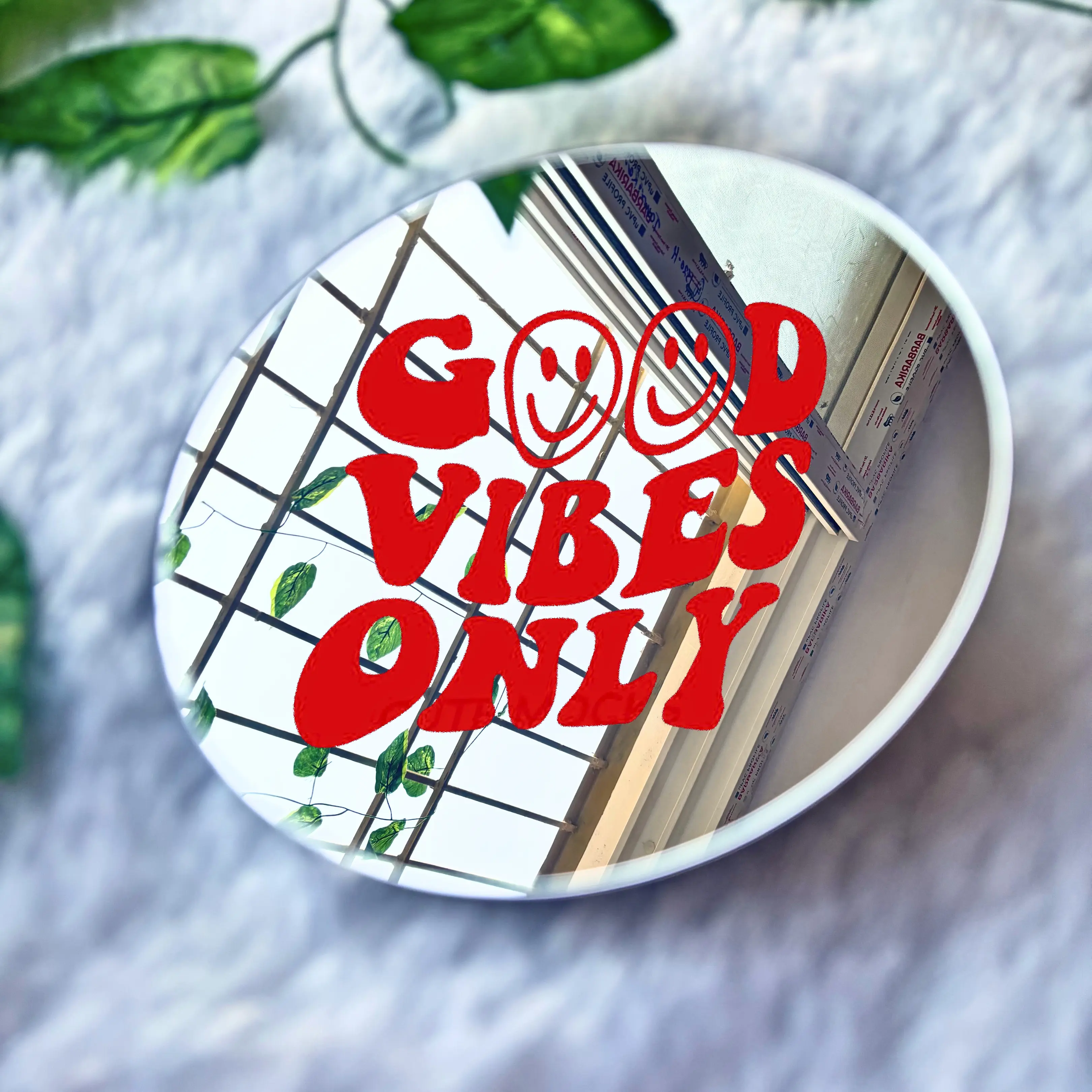 Good Vibes Affirmation Mirror