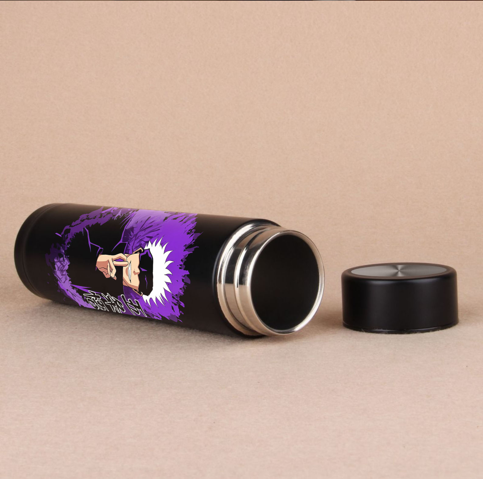Gojo Black Stainless Steel Bottle