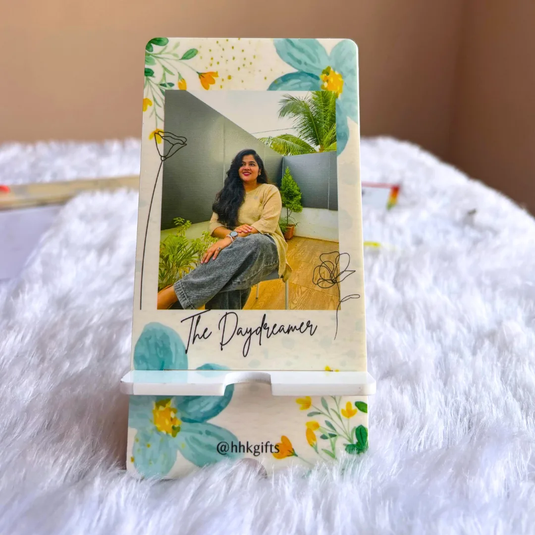 The Daydreamer Floral Photo Phone Stand
