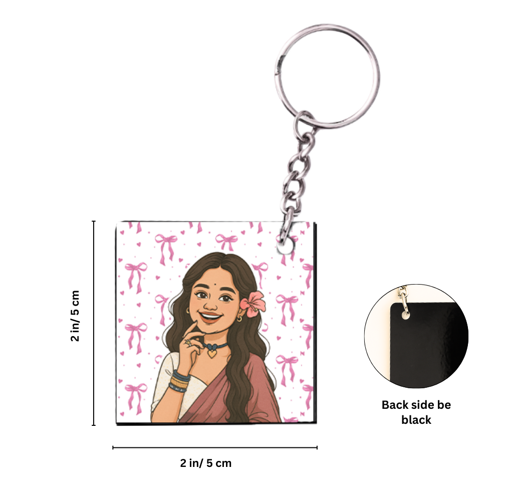 Personalized Tumbler with Matching Keychain