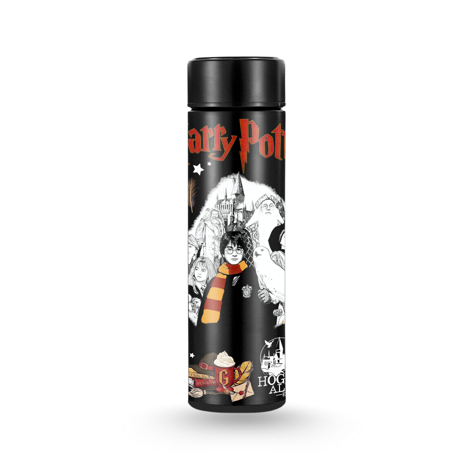 Harry Potter Black Stainless Steel Bottle