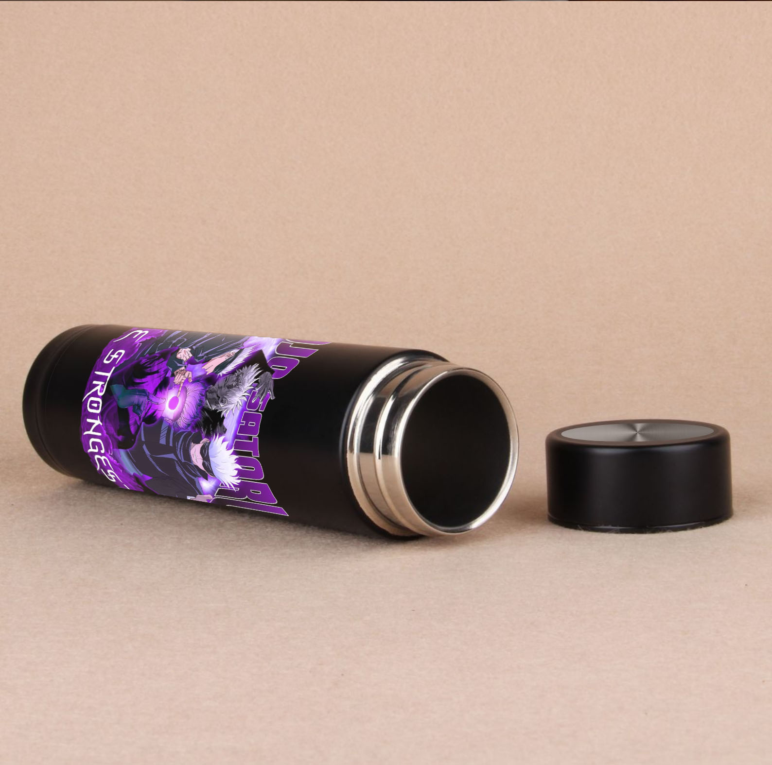 Gojo The Strongest Sorcerer Black Stainless Steel