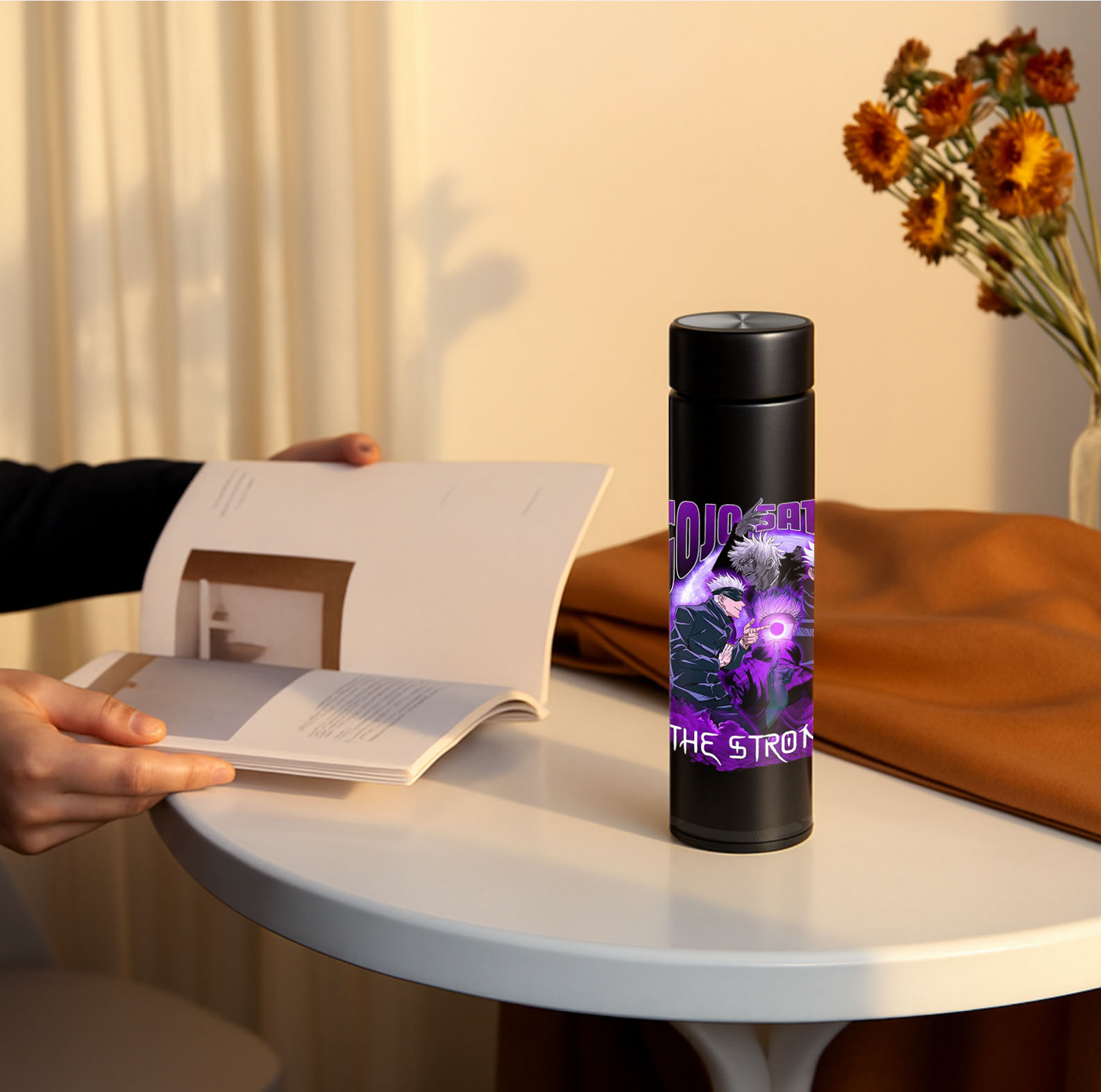 Gojo The Strongest Sorcerer Black Stainless Steel