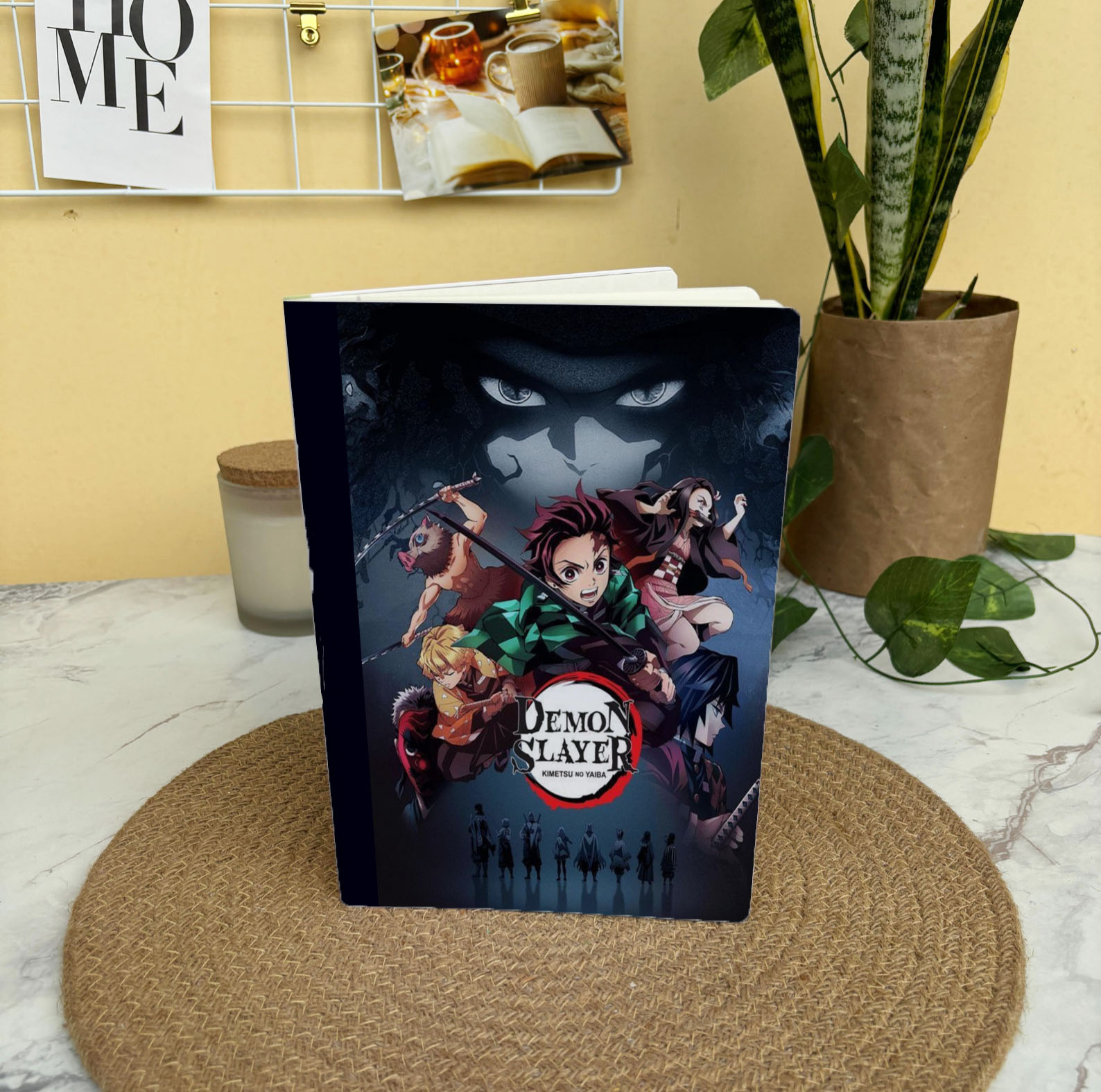 Demon Slayer Theme Silicone Cover Diary