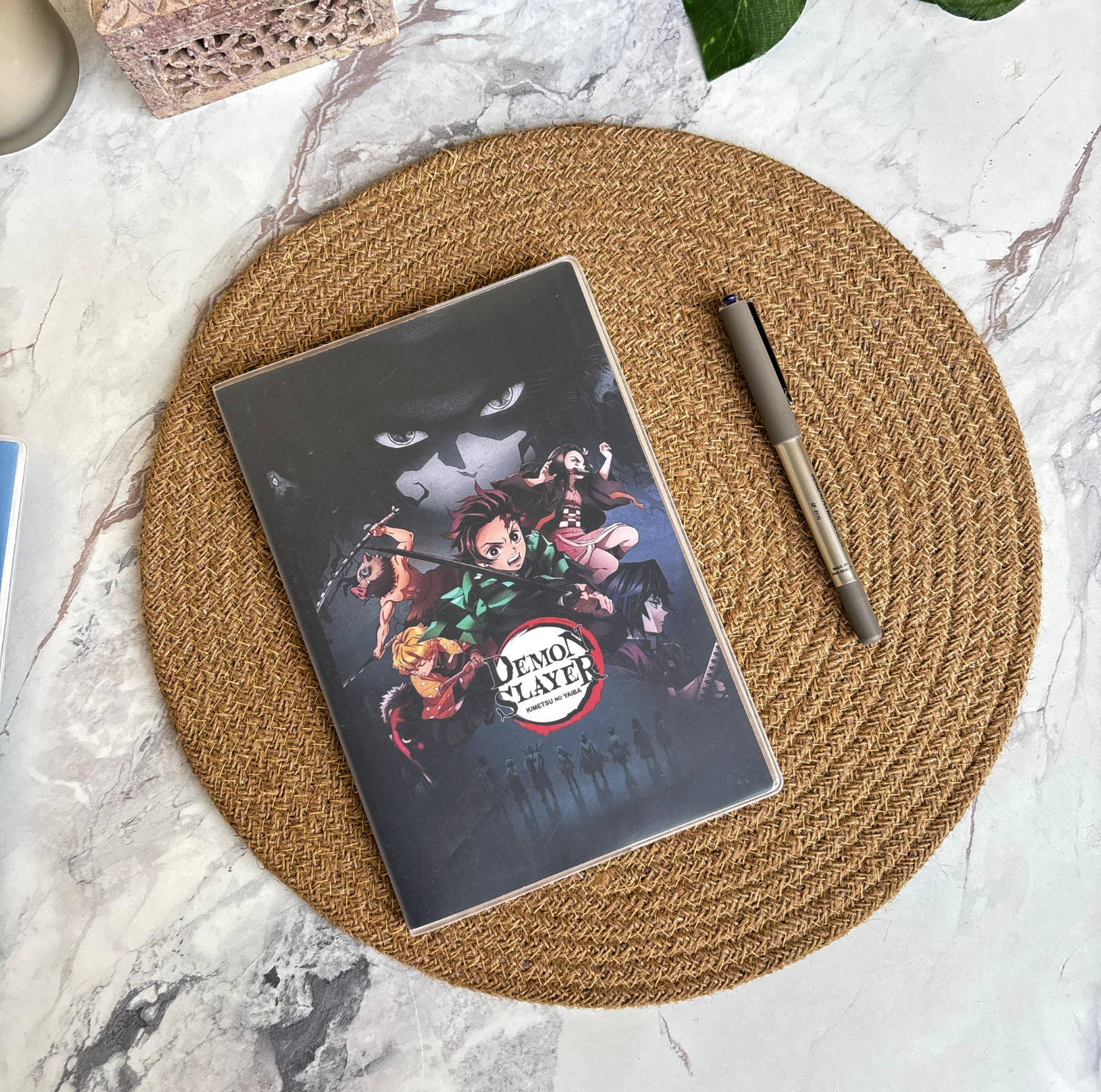 Demon Slayer Theme Silicone Cover Diary