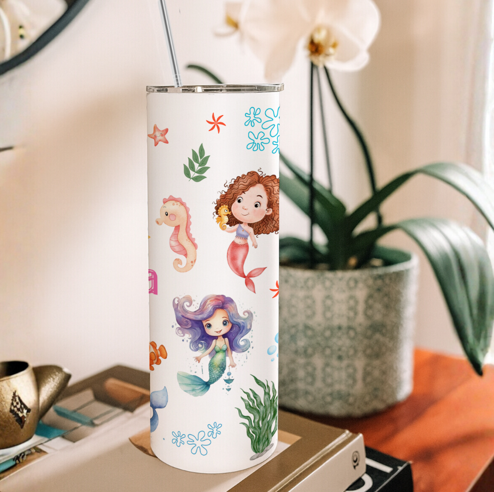 Personalized Unicorn Name Tumbler with Free Matching Keychain