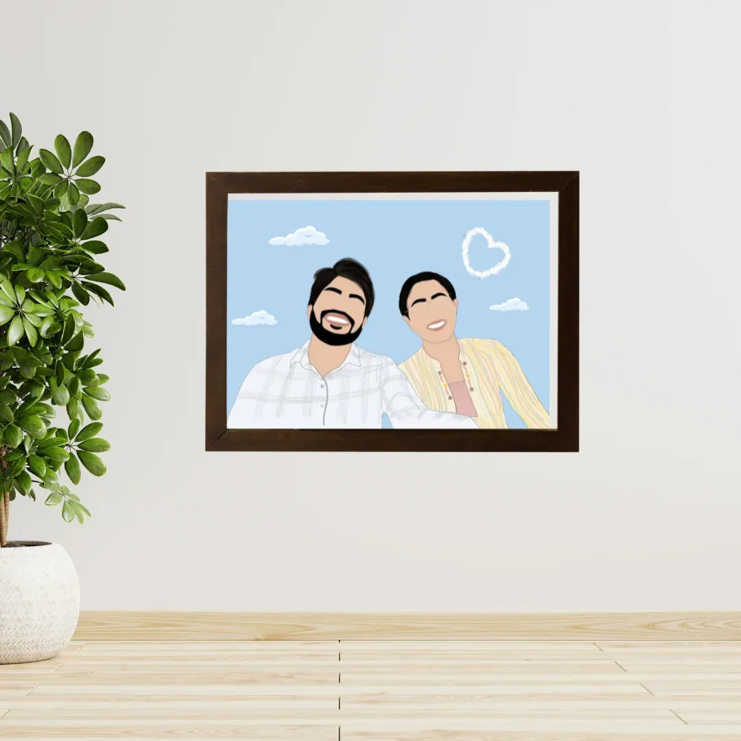 Elegant Illustration Frame