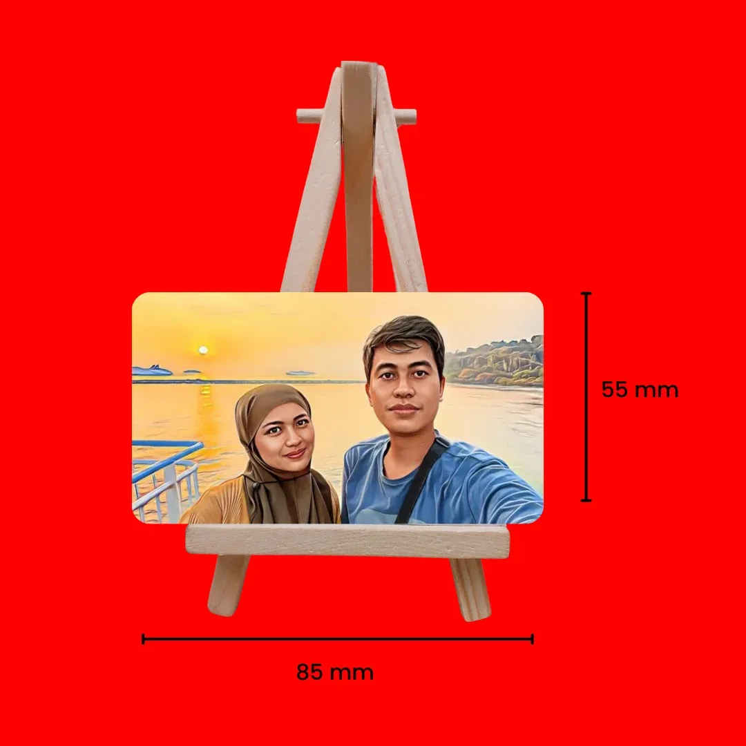 Illustration with Long Distance Wallet Card