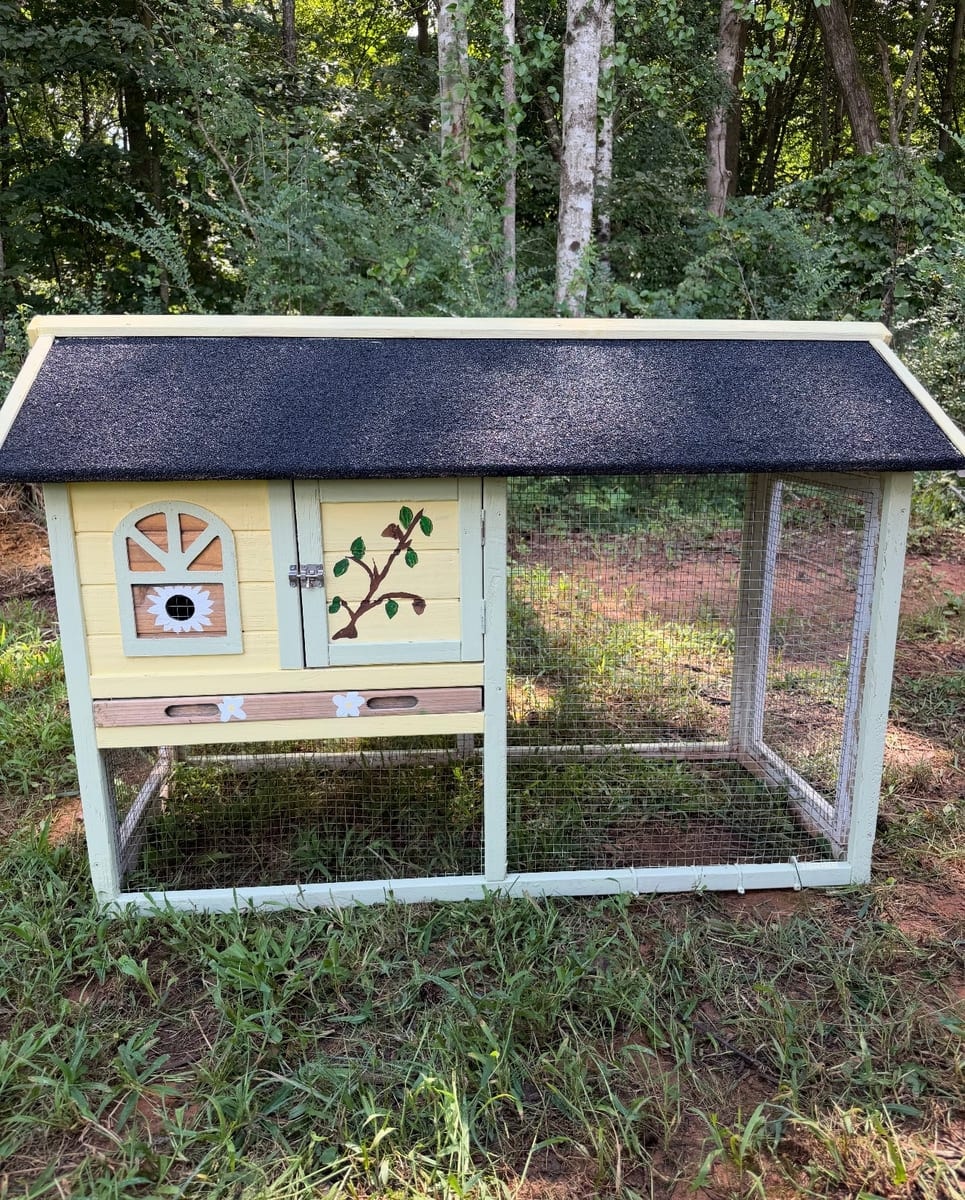 Hazel's hand-painted hutch